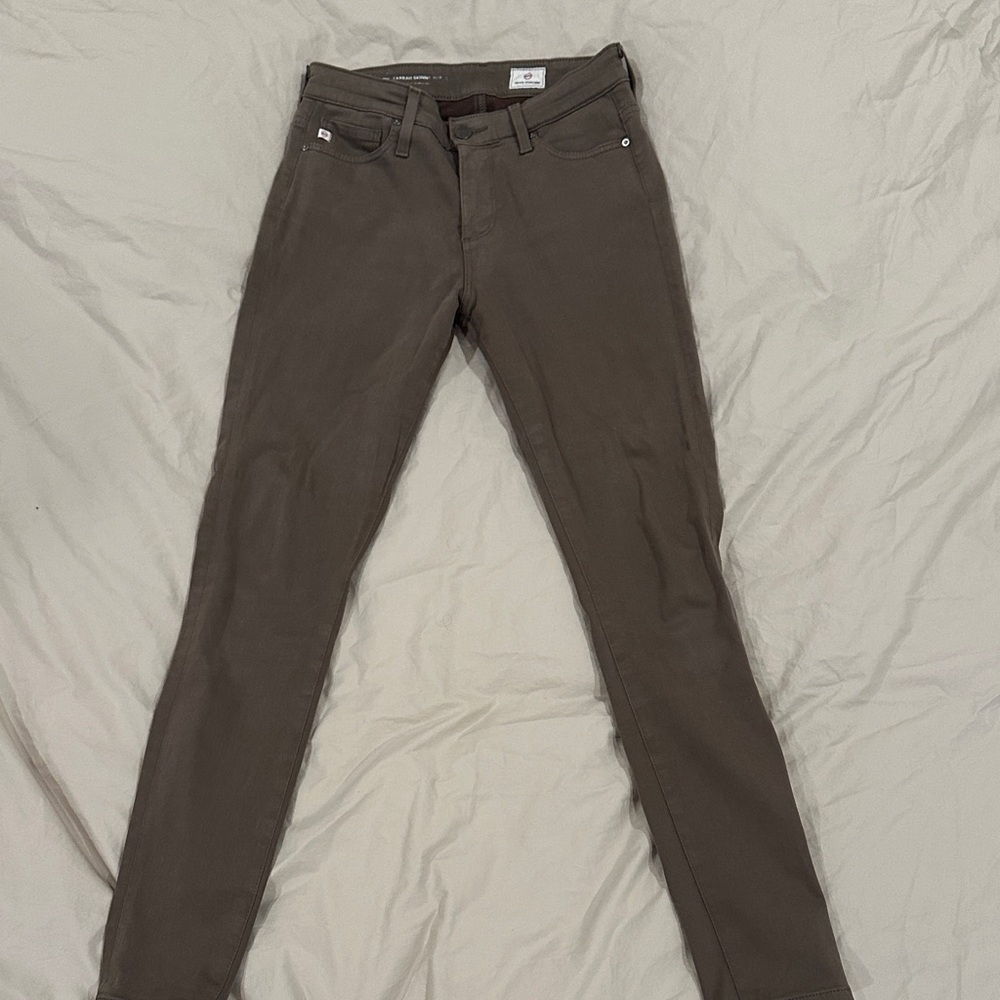 AG Farrah skinny ankle Brown Jeans 25